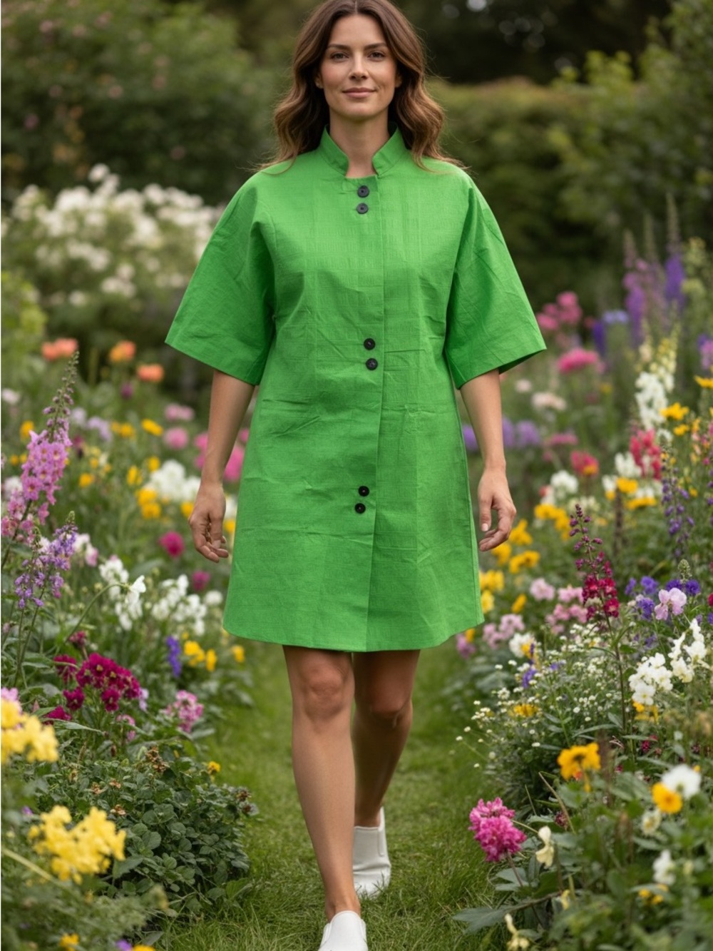 Rare 1960’s Paperdelic PAPER Dress!  Lime Green Shift Dress Old Stock XS
